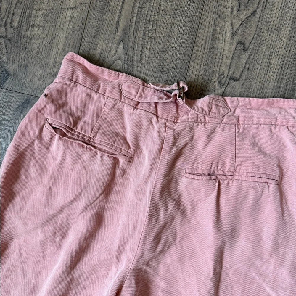 Free People Gabbie Pleated Trouser in Rose- Size 0